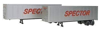 9492304 HO 40' Trailer 2-Pack - Assembled -- Spector Motor