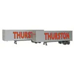 Walthers 9492305 HO 40' Trailer 2-Pack - Assembled -- Thurston