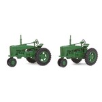 Walthers 9494161 HO Farm Tractor 2-Pack - Assembled -- Green