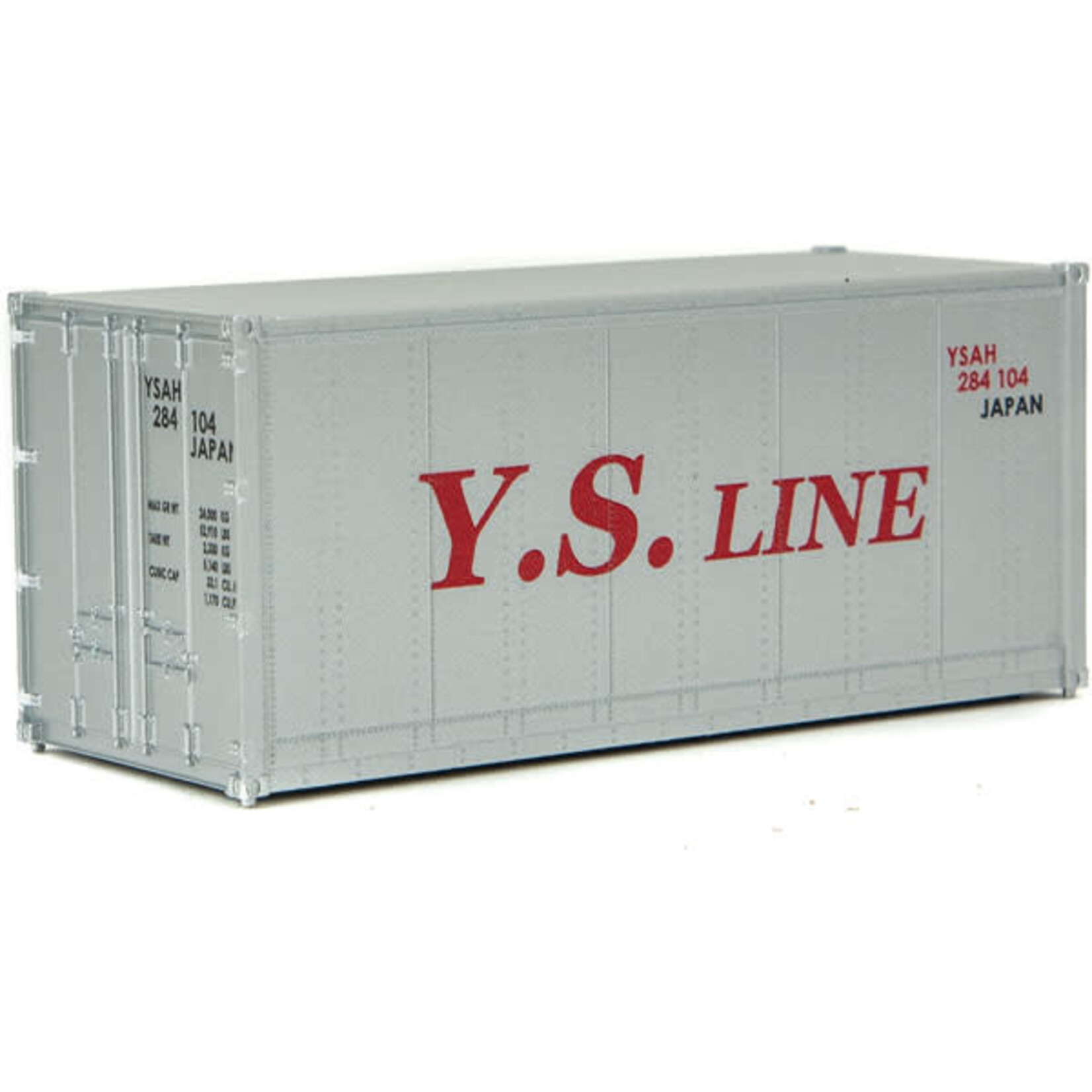 Walthers 9498659 HO 20' Smooth-Side Container - Y.S. Line