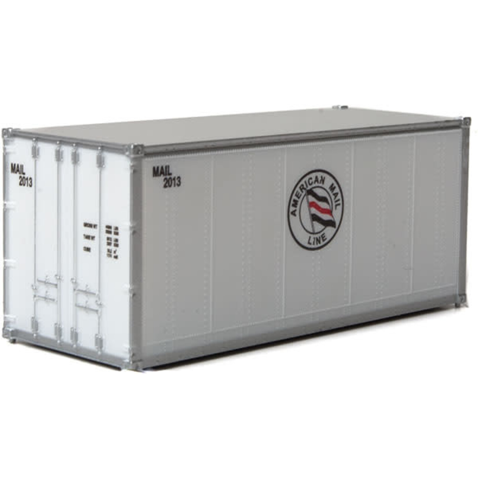 Walthers 9498660 HO 20' Smooth-Side Container AML - American Mail Line