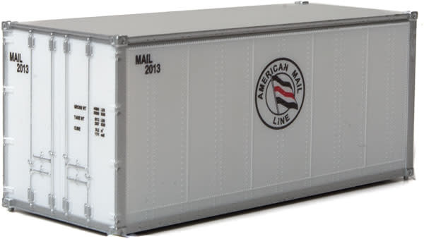 9498660 HO 20' Smooth-Side Container AML - American Mail Line