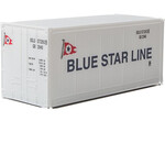 Walthers 9498661 HO 20' Smooth-Side Container Blue Star Line