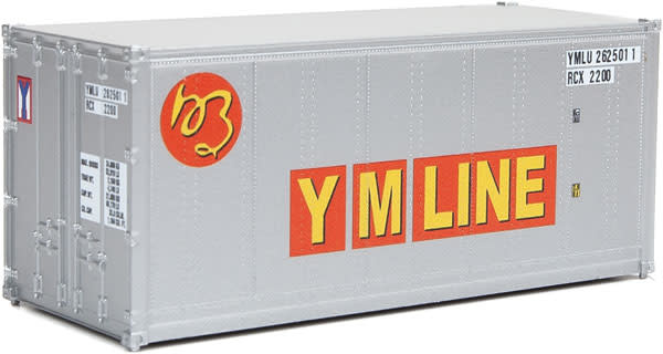 9498667 HO 20' Smooth-Side Container - YM Line