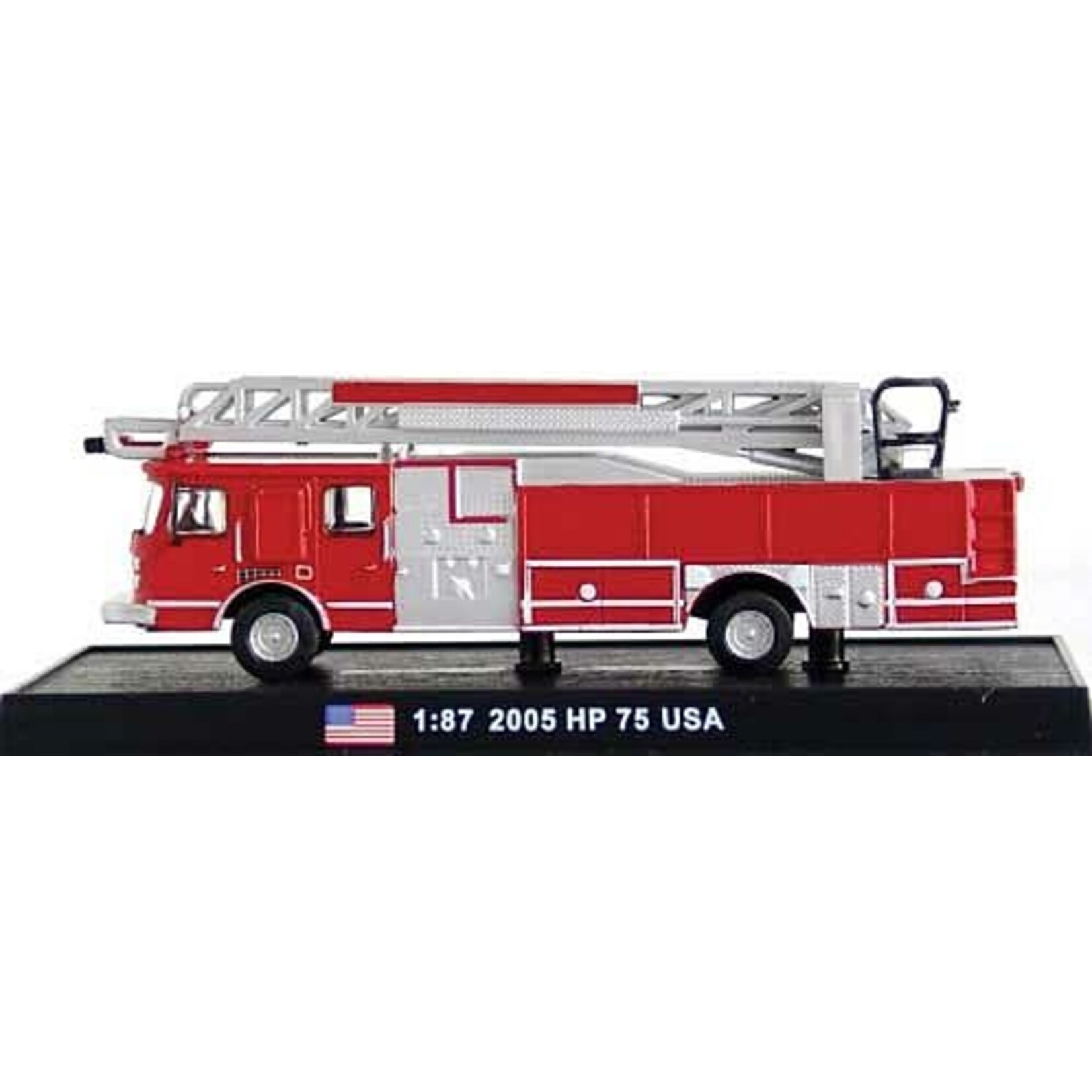 Oxford Diecast ACSF42 HO 2005 E-ONE HP 75 Fire Ladder Truck