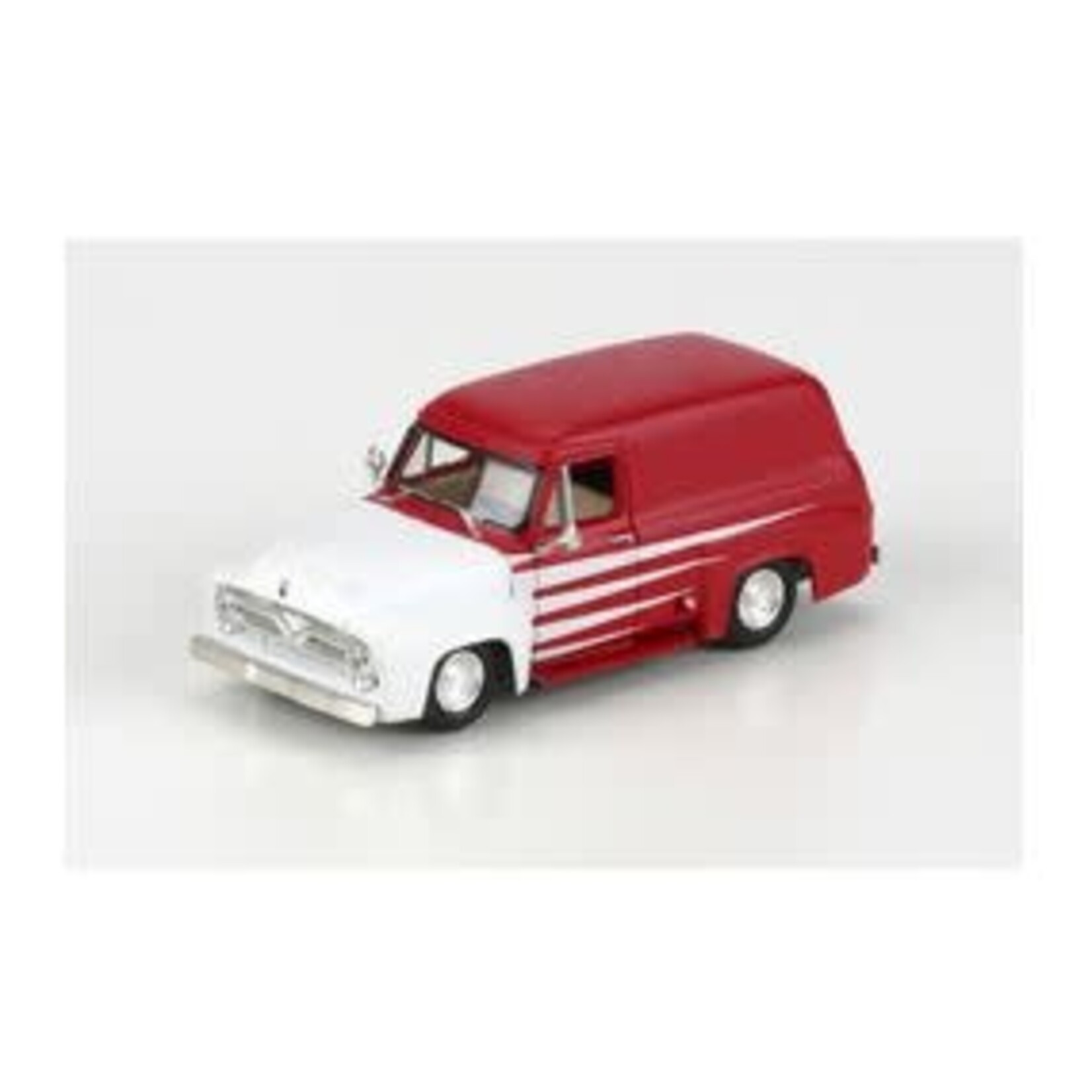 Athearn HO RTR 1955 Ford F-100 Panel Truck, Red/White