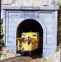 1252 HO Single Tunnel Portal, Concrete