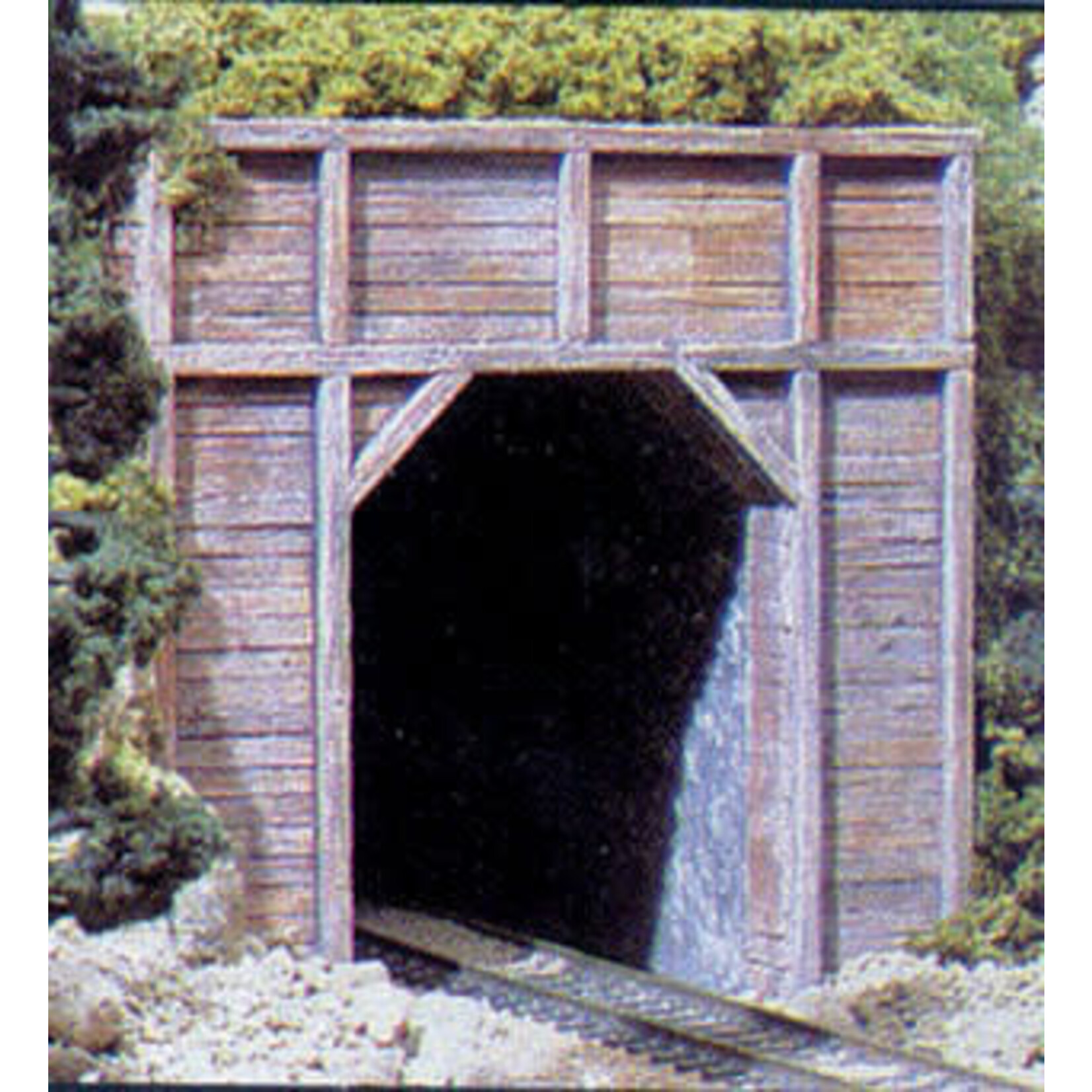 Woodland Scenics 1254 HO Single Tunnel Portal, Timber