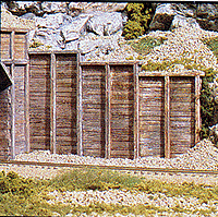 1260 HO Timber Retaining Wall