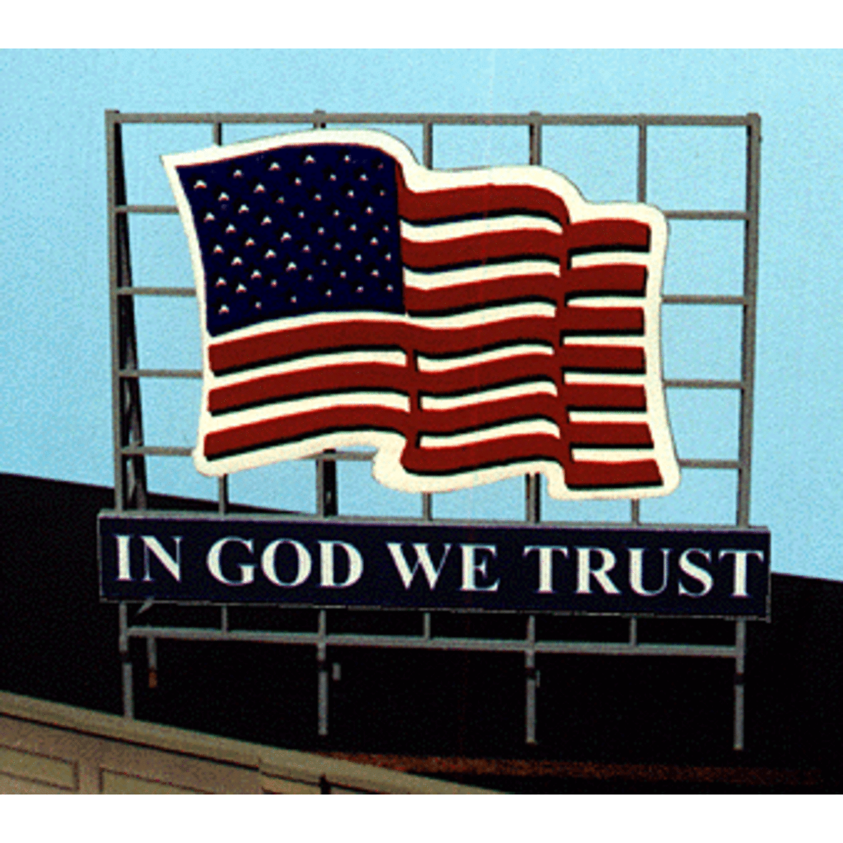 Blair Line 1520 HO Flag Laser Cut Billboard Kit