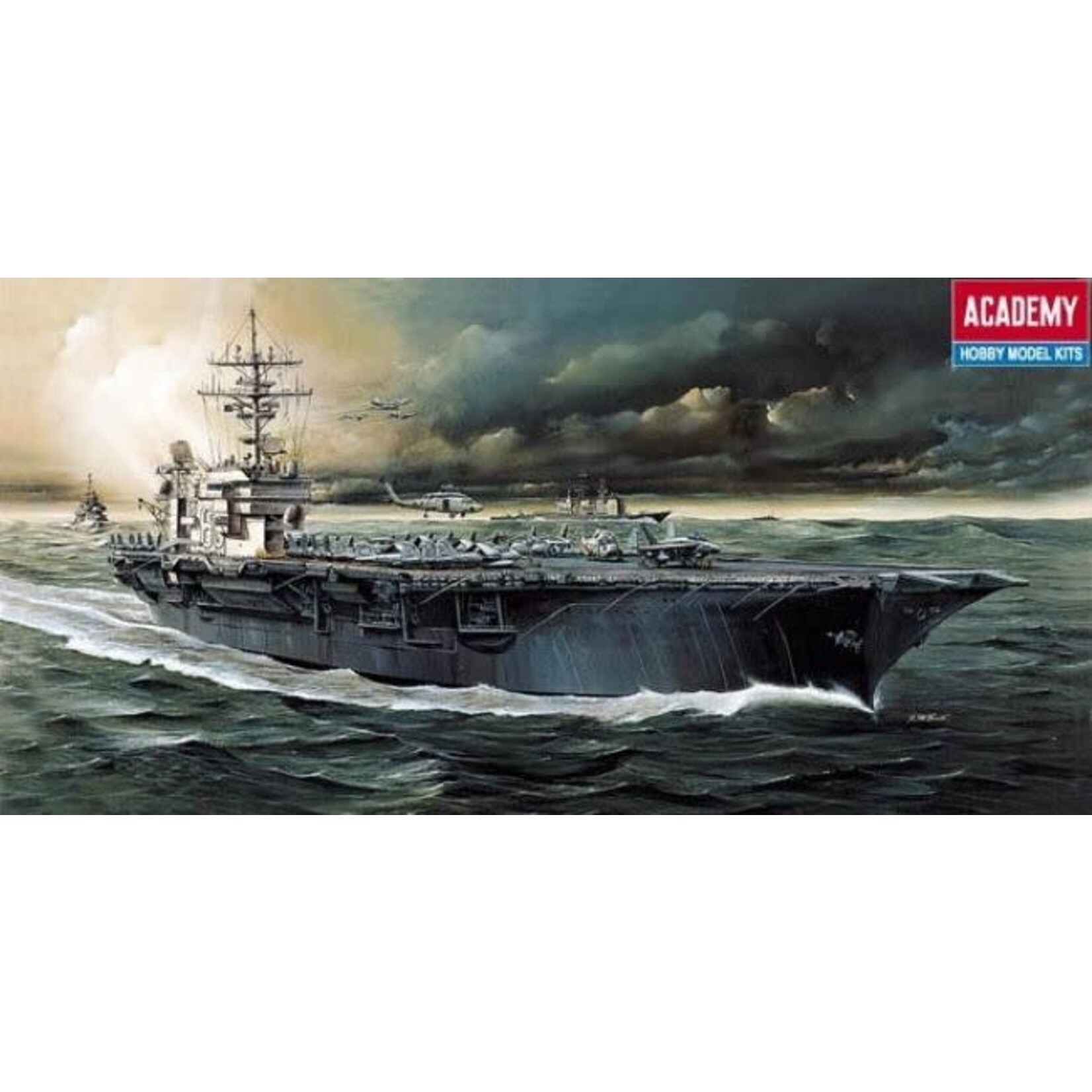Academy 14210 USS Kitty Hawk Aircraft Carrier (old kit 1444)