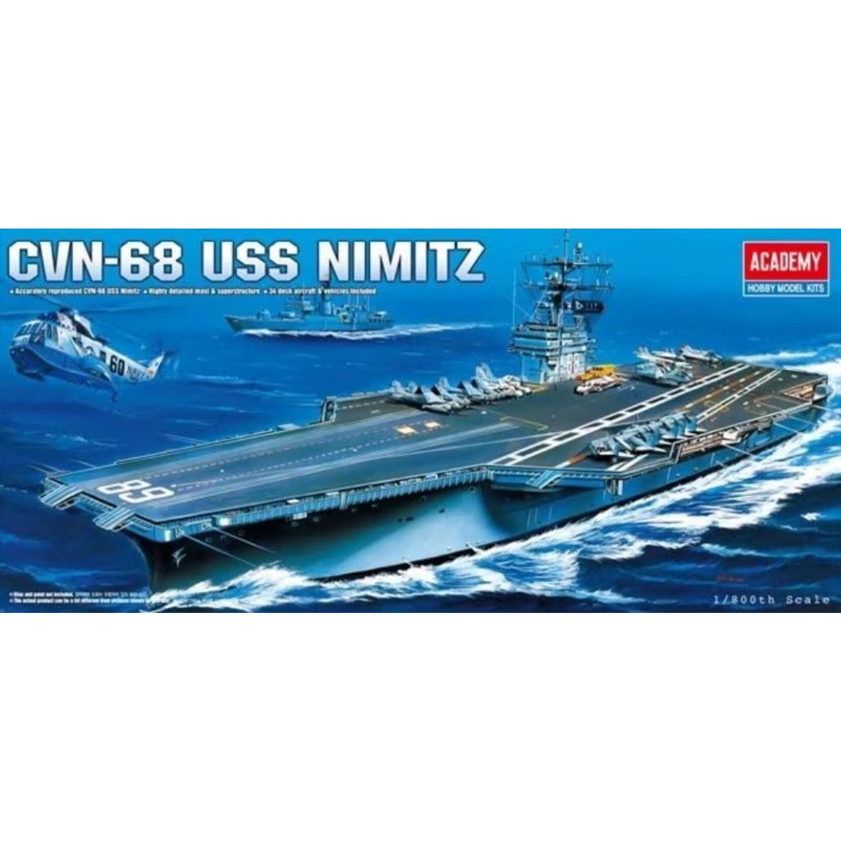 Academy 14213 1/800 USS Nimitz CVN68 Aircraft Carrier