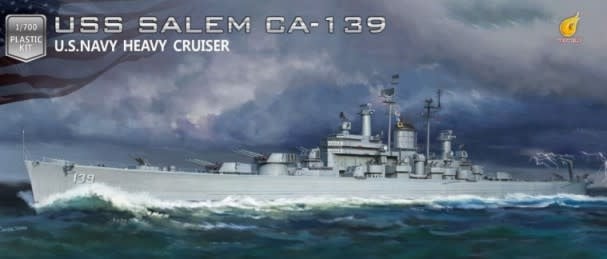 700908 1/700 USS Salem CA139 Heavy Cruiser
