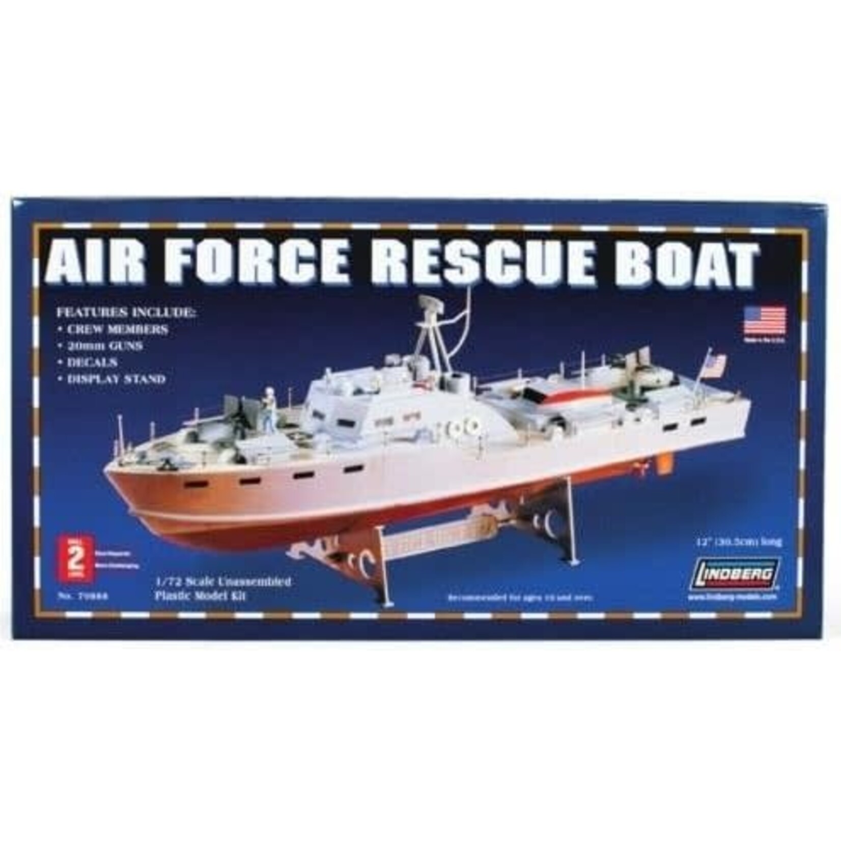 Lindberg 70888 Airforce Rescue Boat 1:72