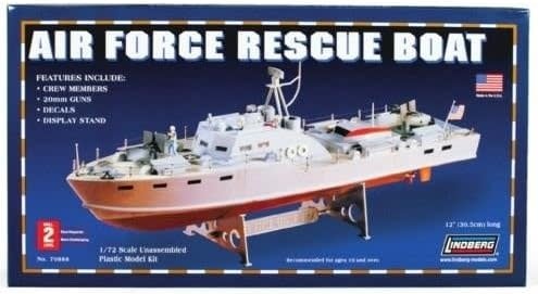 70888 Airforce Rescue Boat 1:72