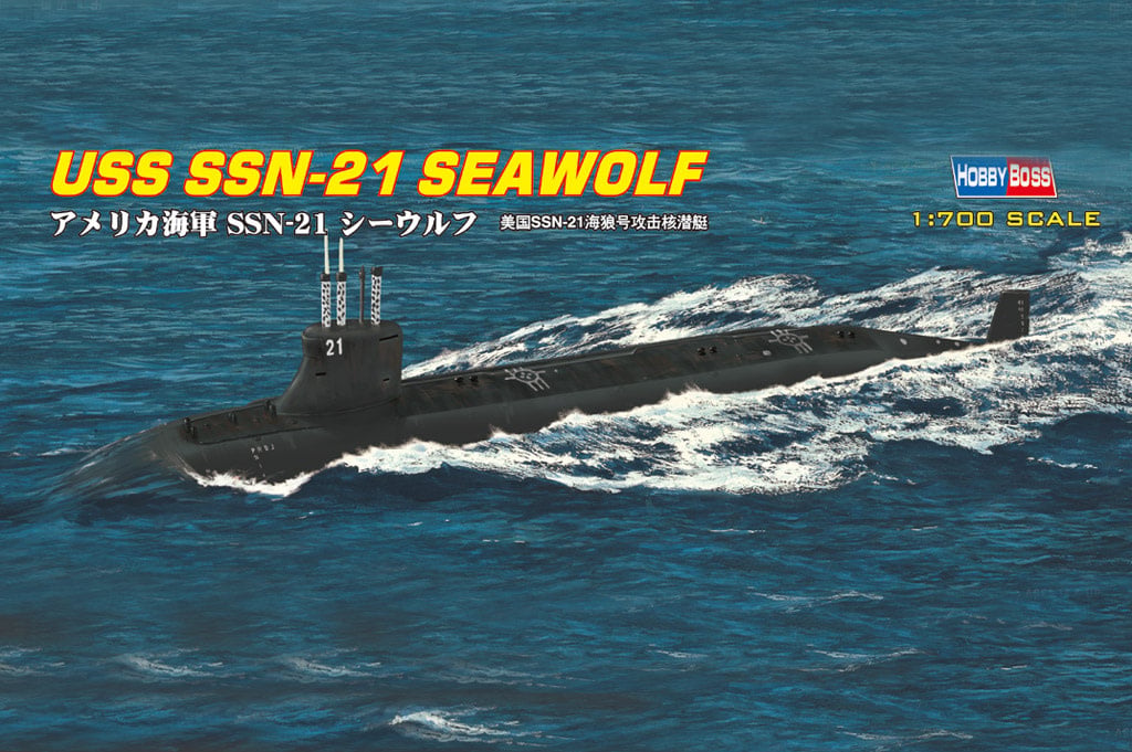 87003 USS SSN-21 Seawolf Attack Submarine