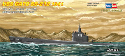 87012 USS Gato SS-212 1941 Submarine