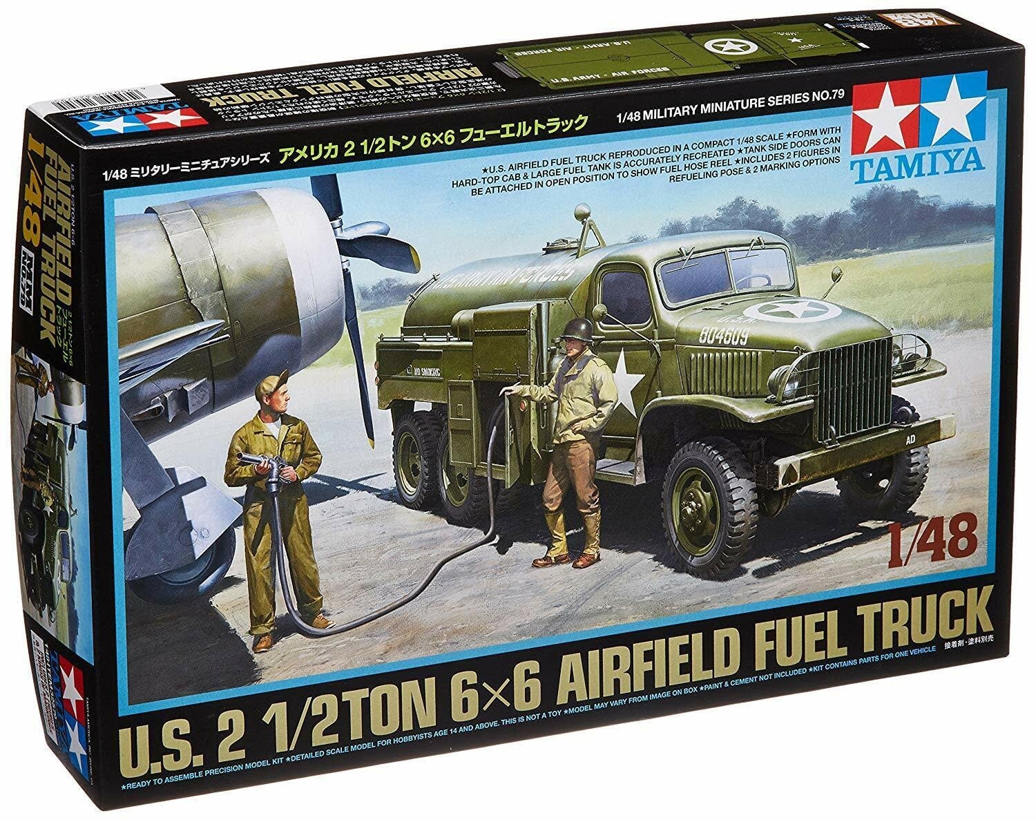 32579 1:48 WWII U.S. Airfield Fuel Truck - 2.5 ton 6x6