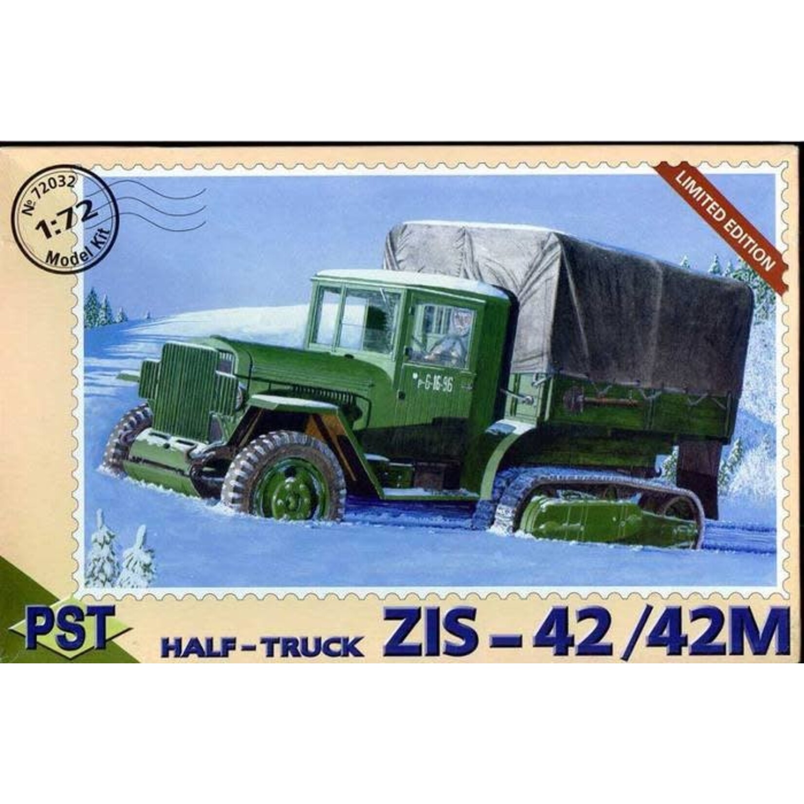 PST 72032 1/72 ZiS-42/ZiS-42M Half-Truck model kit