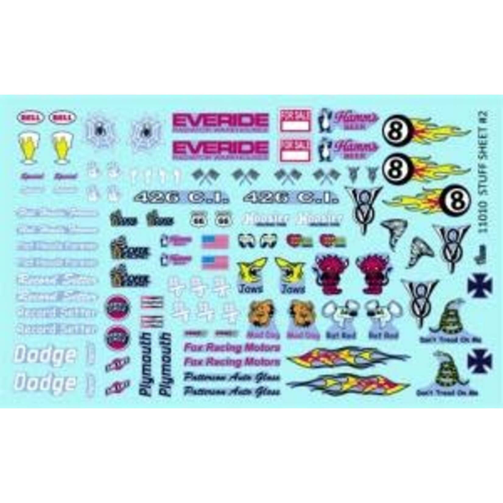 Gofer Racing 11010 Stuff Sheet #2 Decal