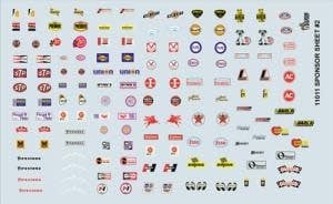 11011 Sponsor Sheet #2 Decal