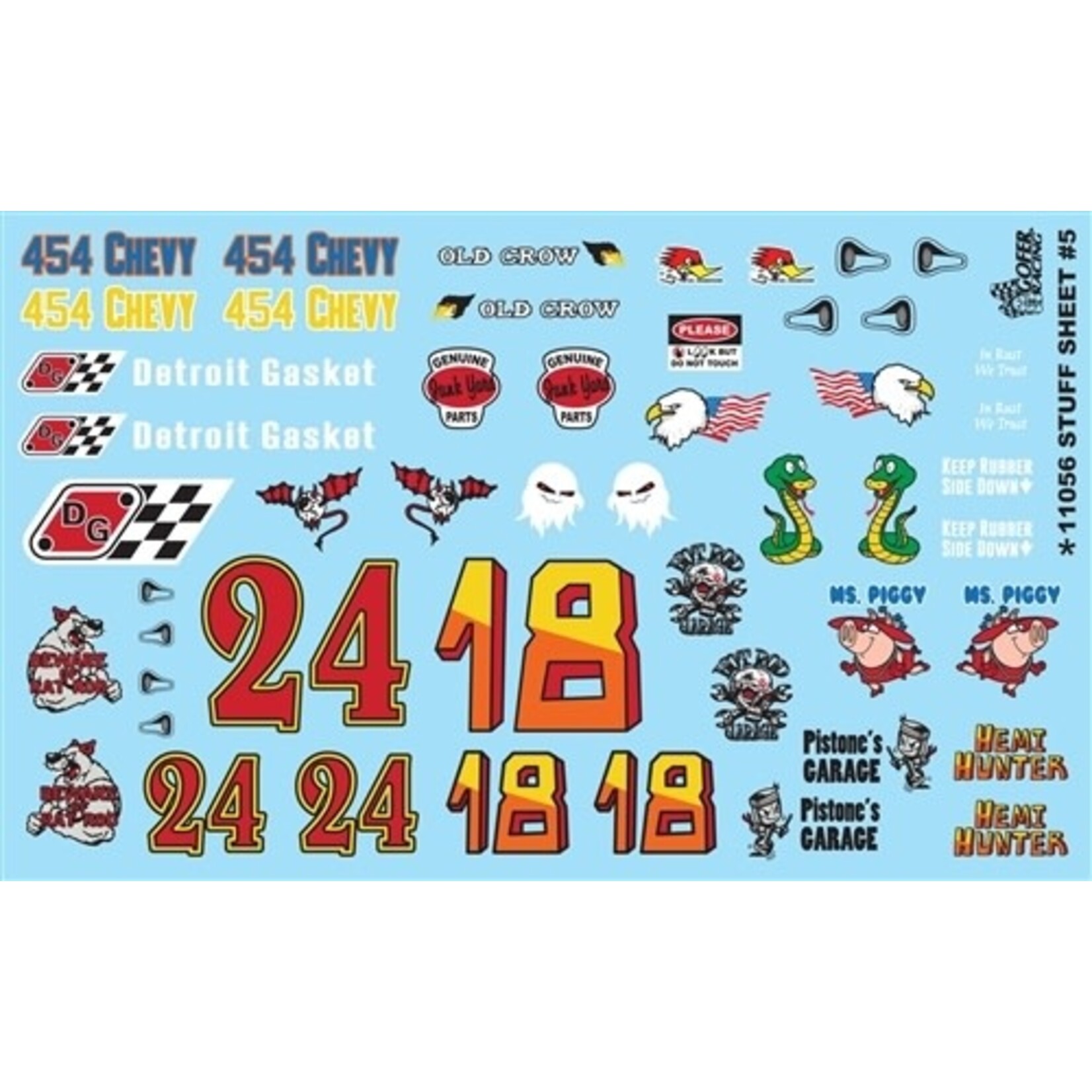 Gofer Racing 11056 Stuff Sheet #5 Decal