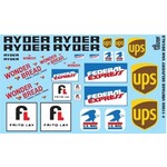 Gofer Racing 11066 Vintage Delivery Van Decals