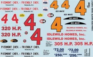 12004 Rex White 59/60 Chevy Decal