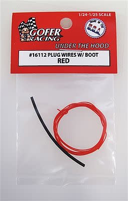 16112 Red Plug Wires with Boot