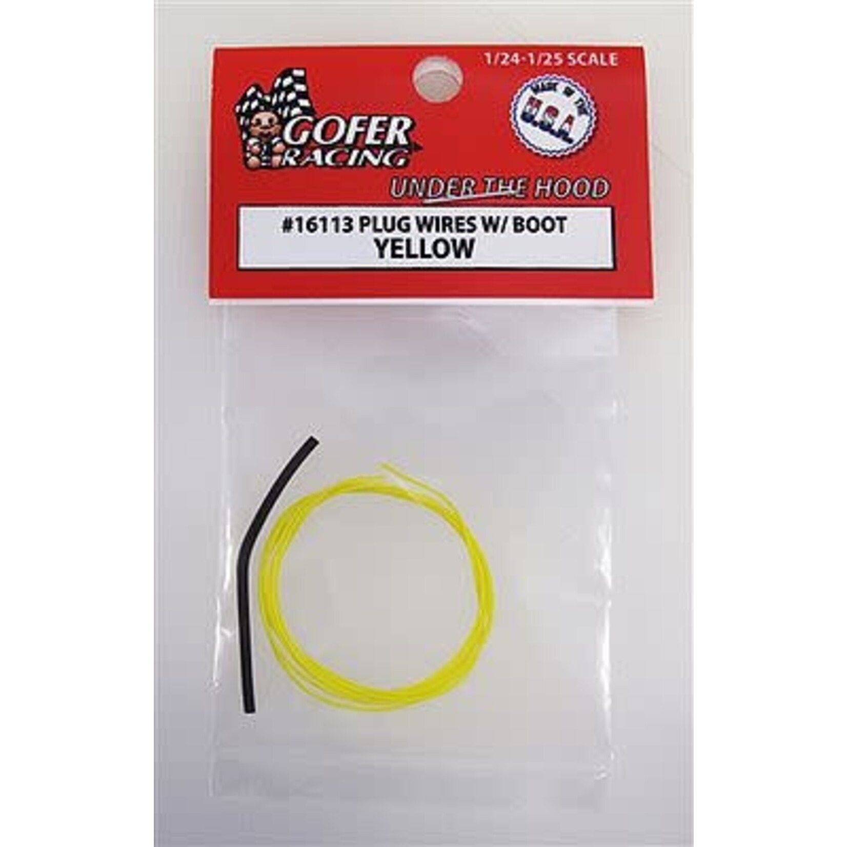 Gofer Racing 16113 Yellow Plug Wires with Boot