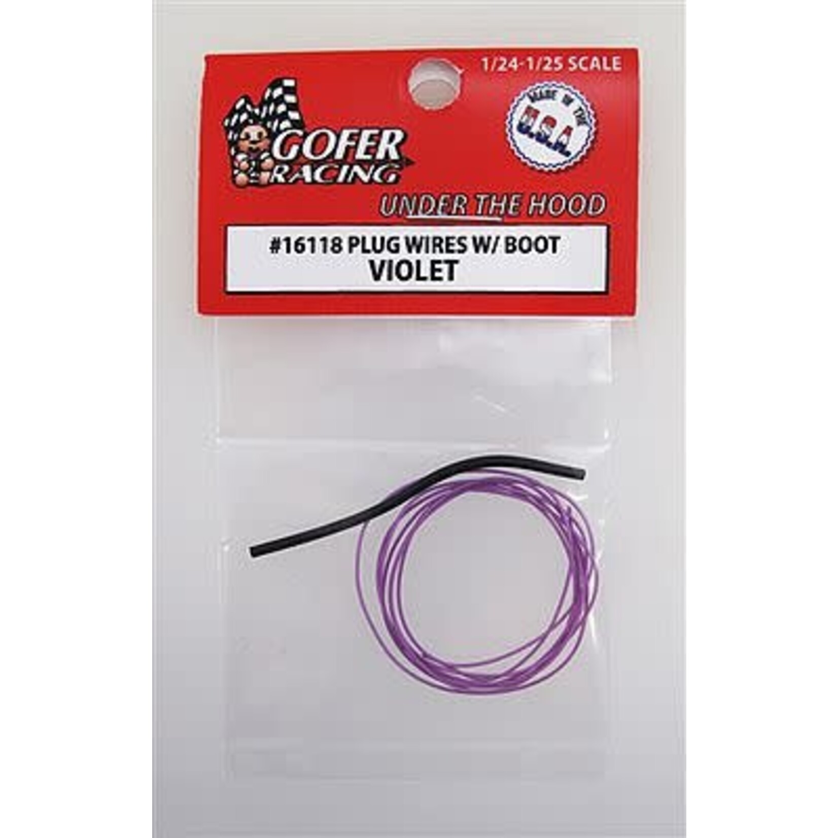 Gofer Racing 16118 Violet Plug Wires with Boot