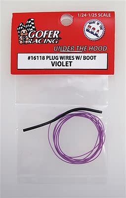 16118 Violet Plug Wires with Boot