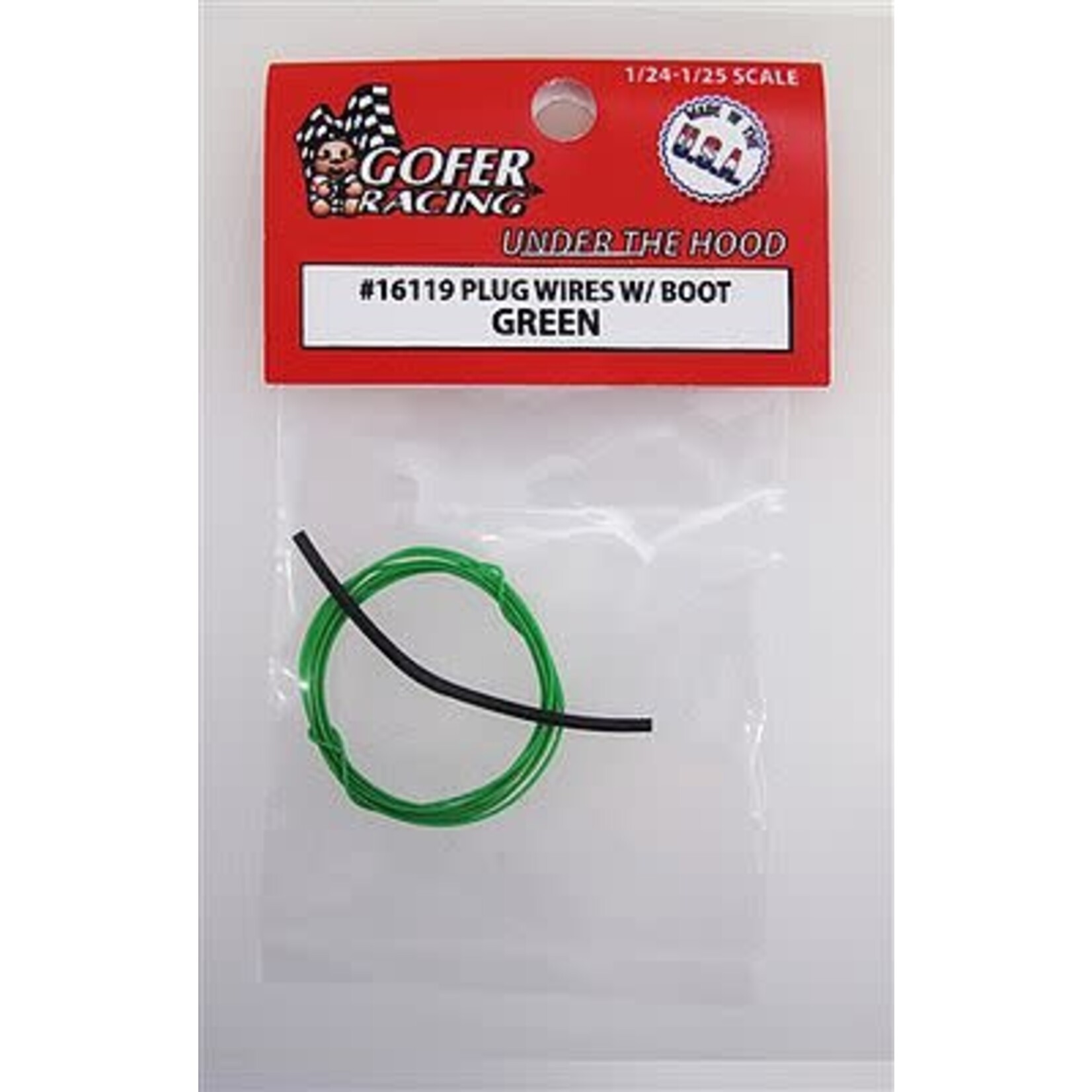 Gofer Racing 16119 Green Plug Wires with Boot