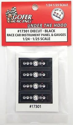 17301 Black Race Car Instument Panel