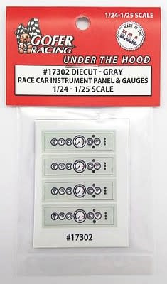 17302 Gray Race Car Insturment Panel