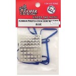 Gofer Racing 20004 Photo Etch Seat Belt Kit Blue