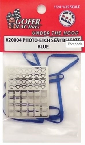 20004 Photo Etch Seat Belt Kit Blue