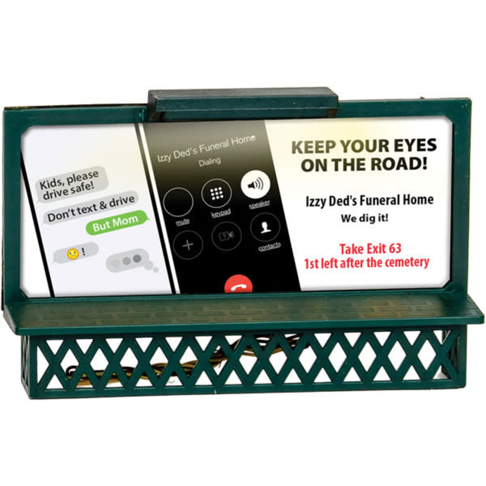 Lionel 1956230 HO Safe Driving Lighted Billboard