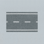 Faller 272458 HO Flex Road Foil 2 Lane