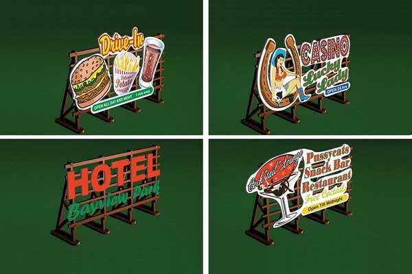 39103 HO KIT Laser Cut Outdoor Billboard (4)