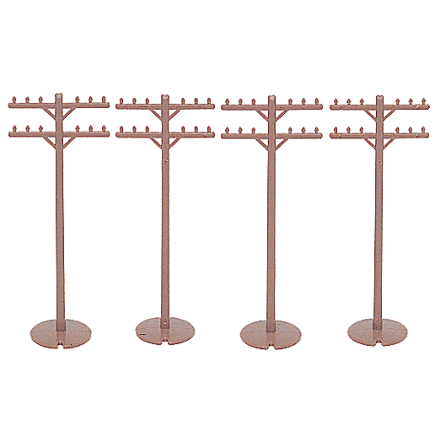 Bachmann 42102 HO Telephone Poles/12pc