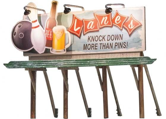 5796 HO Lanes Bowling Billboard