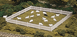 776 HO Picket Fence and Gate Kit