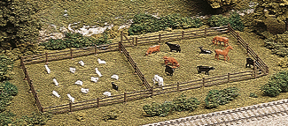 777 HO Rustic Fence and Gate