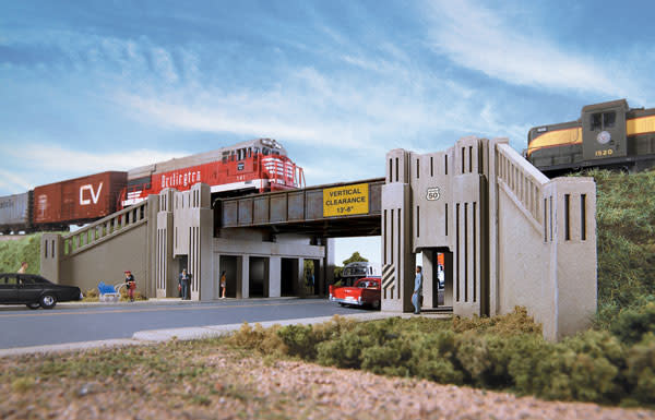 9333190 HO Art Deco Highway Underpass