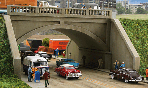 9333196 HO Arched Road Bridge