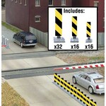 Walthers 9494168 HO Quiet Crossing Lane Markers Kit