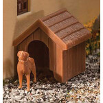 Walthers 9494147 HO Dog & Kennel (Doghouse) Kit