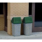Walthers 9494174 HO Modern Trash Cans - 24 Piece