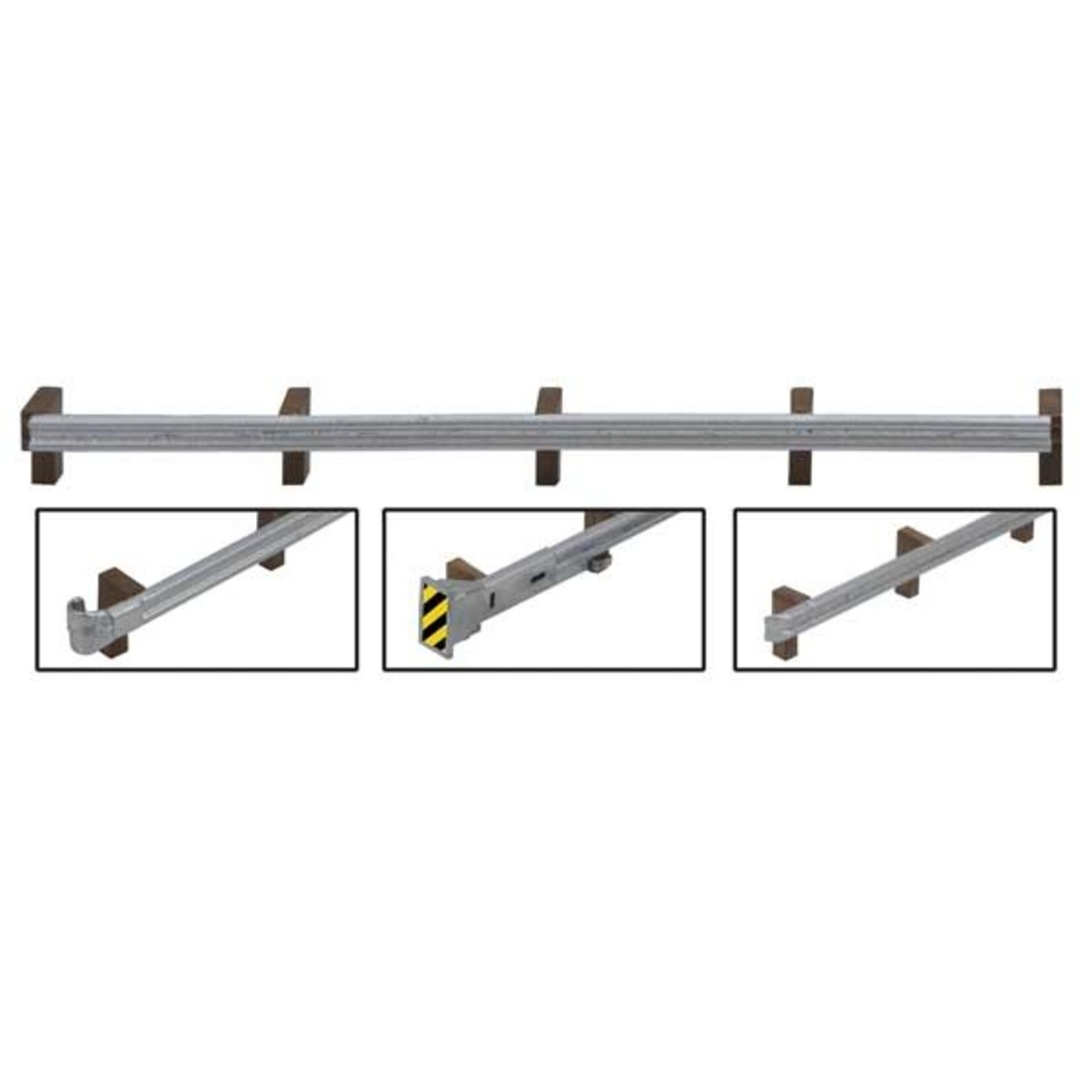 Walthers 9494176 HO Guardrails Kit 12